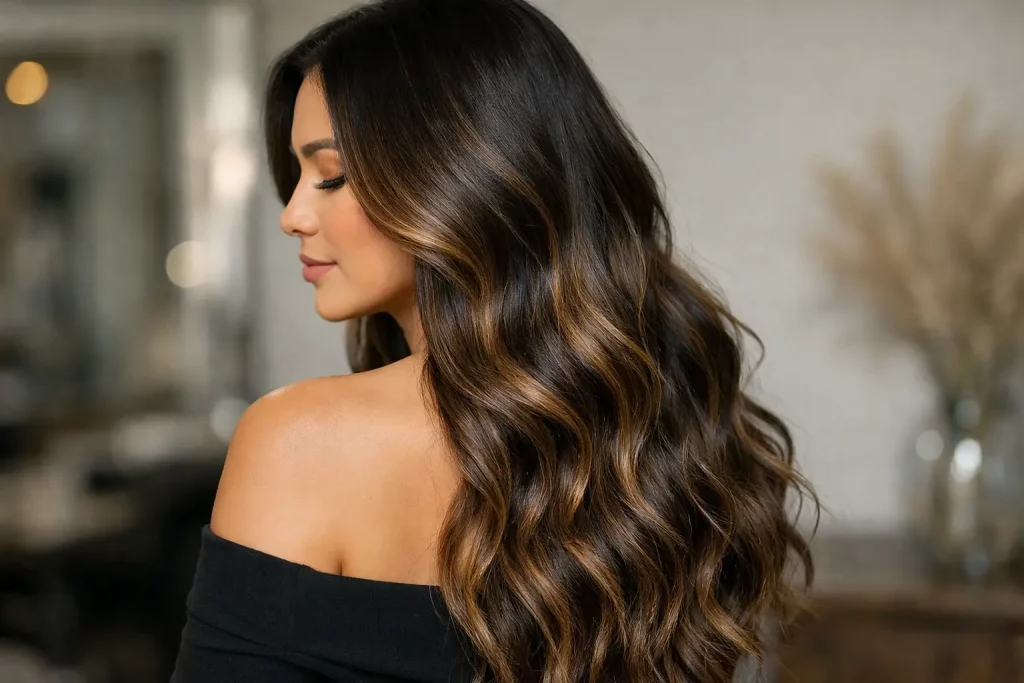 Balayage for Dark Hair That Looks Expensive